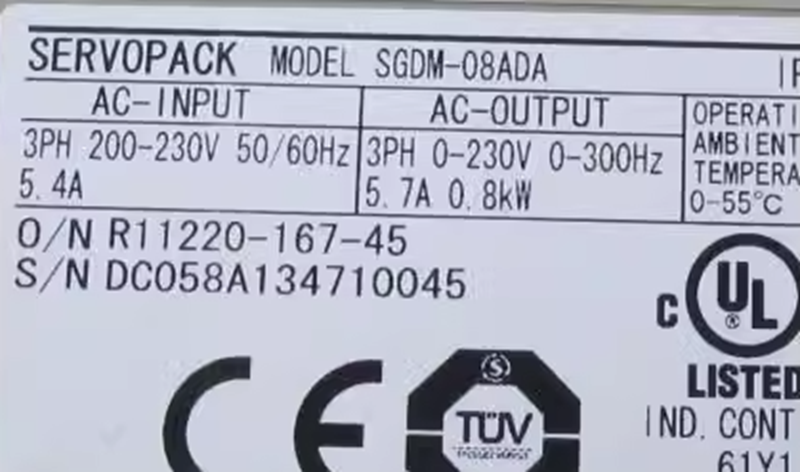 1PC New Yaskawa SGDM-08ADA Servo Drive Fast Ship SGDM08ADA