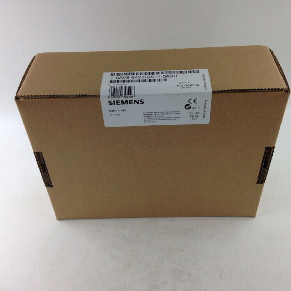 Brand New Siemens HMI 6AV6642-0AA11-0AX0 TOUCH PANEL 177A 6AV6 642-0AA11-0AX0
