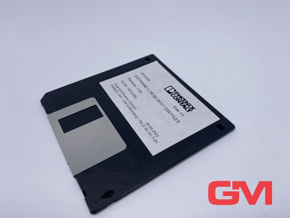Phoenix Contact Software Il Pb BK Dp/V1 Gsd Files Disk 9012354 for Bus Coupler