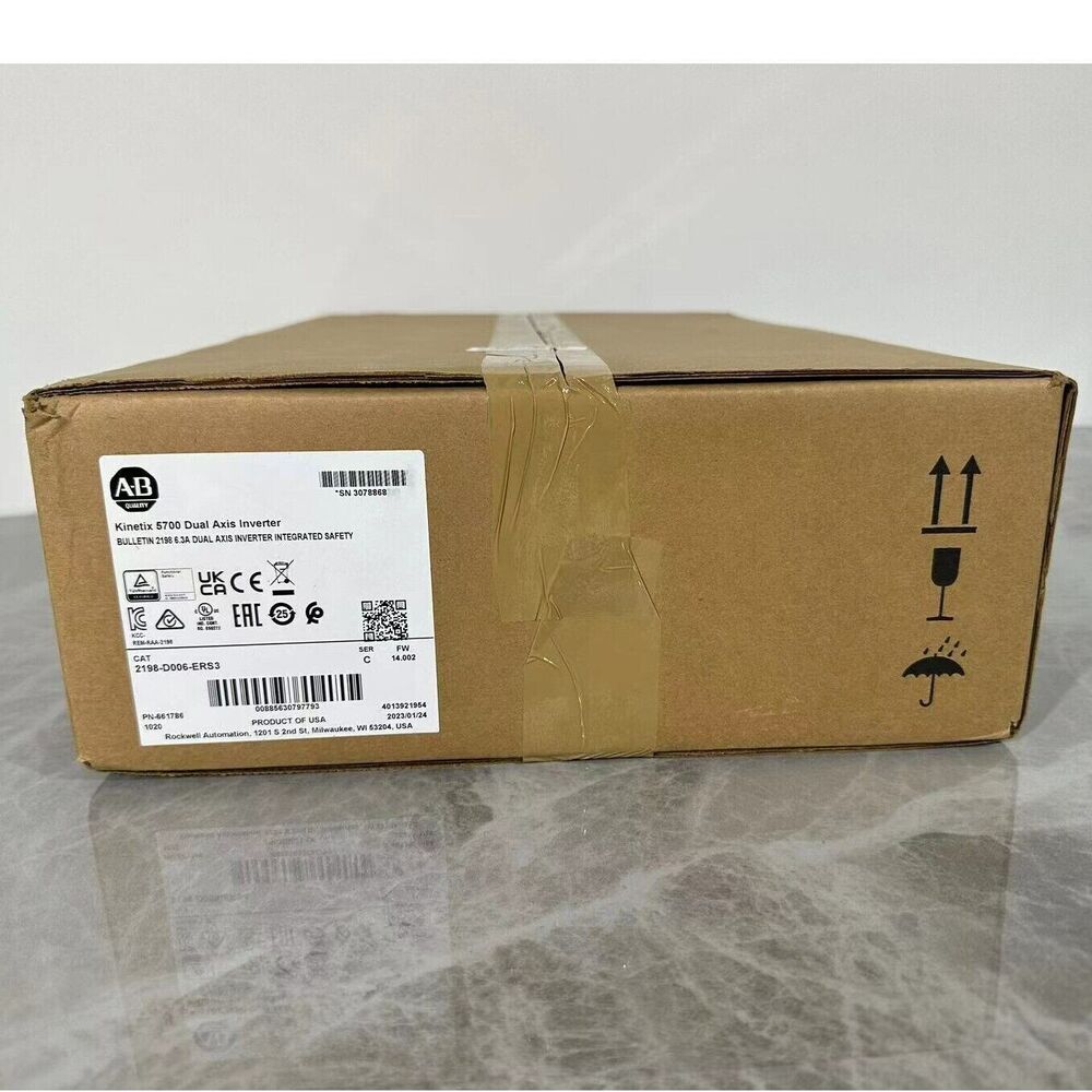 2023 New Sealed Allen Bradley 2198-D006-ERS3 Kinetix 5700 Ser C Dual Axis Module DHL / UPS / FedEx