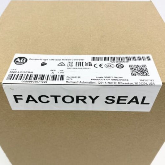 Allen-Bradley 5069-L330ERM CompactLogix 5380 1MB Enet Motion Controller UPS / DHL / Fedex