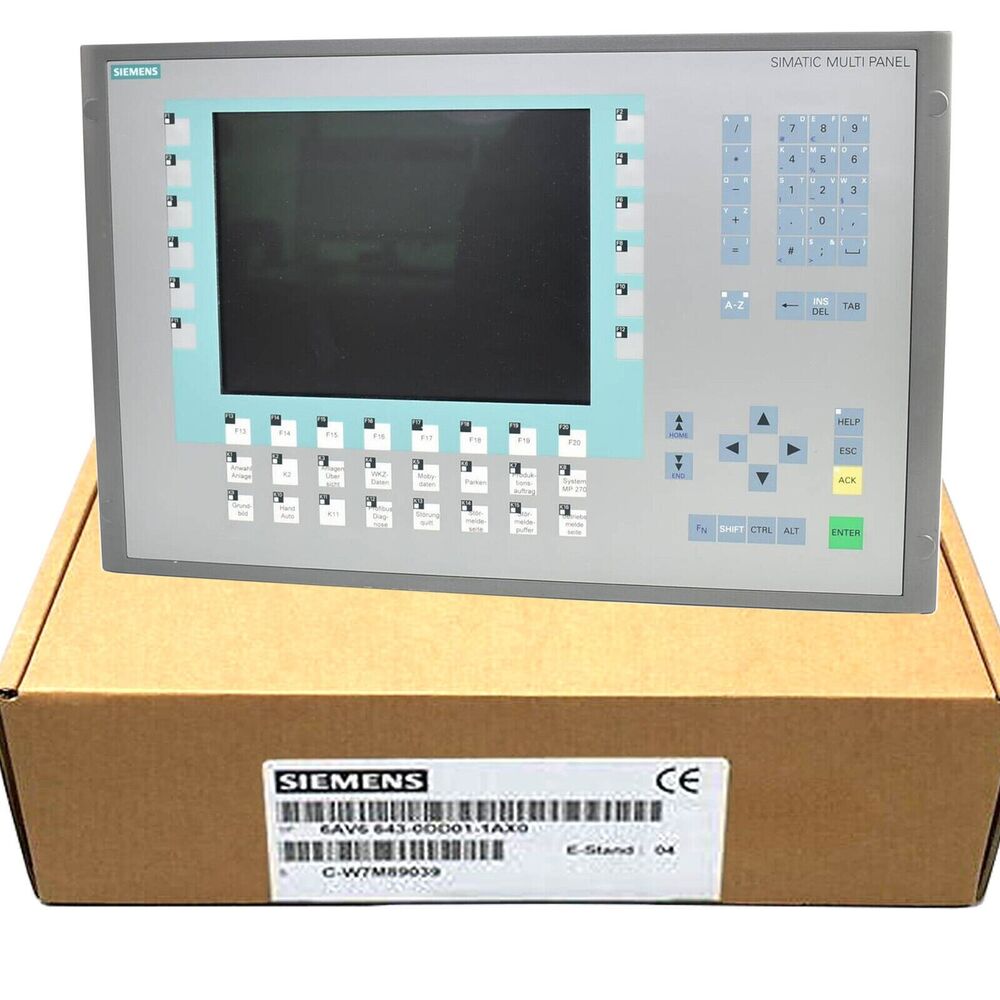 6AV6643-0DD01-1AX0 SIMATIC 1PC New Siemens MP 277 10" PANEL 6AV6 643-0DD01-1AX0