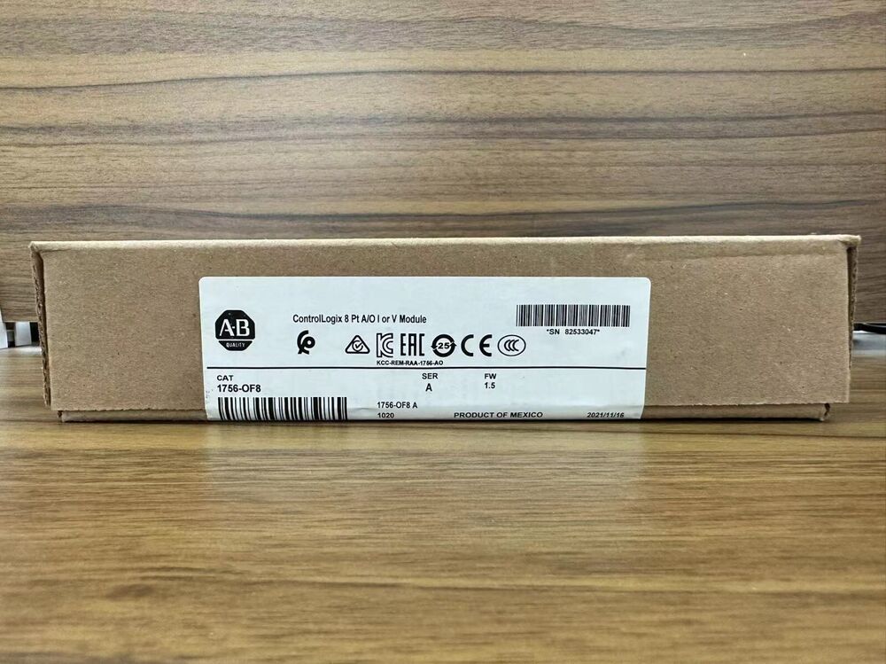 AB 1756-OF8 Factory Sealed Brand New SER A ControlLogix Output Module 1756OF8 DHL / UPS / FedEx