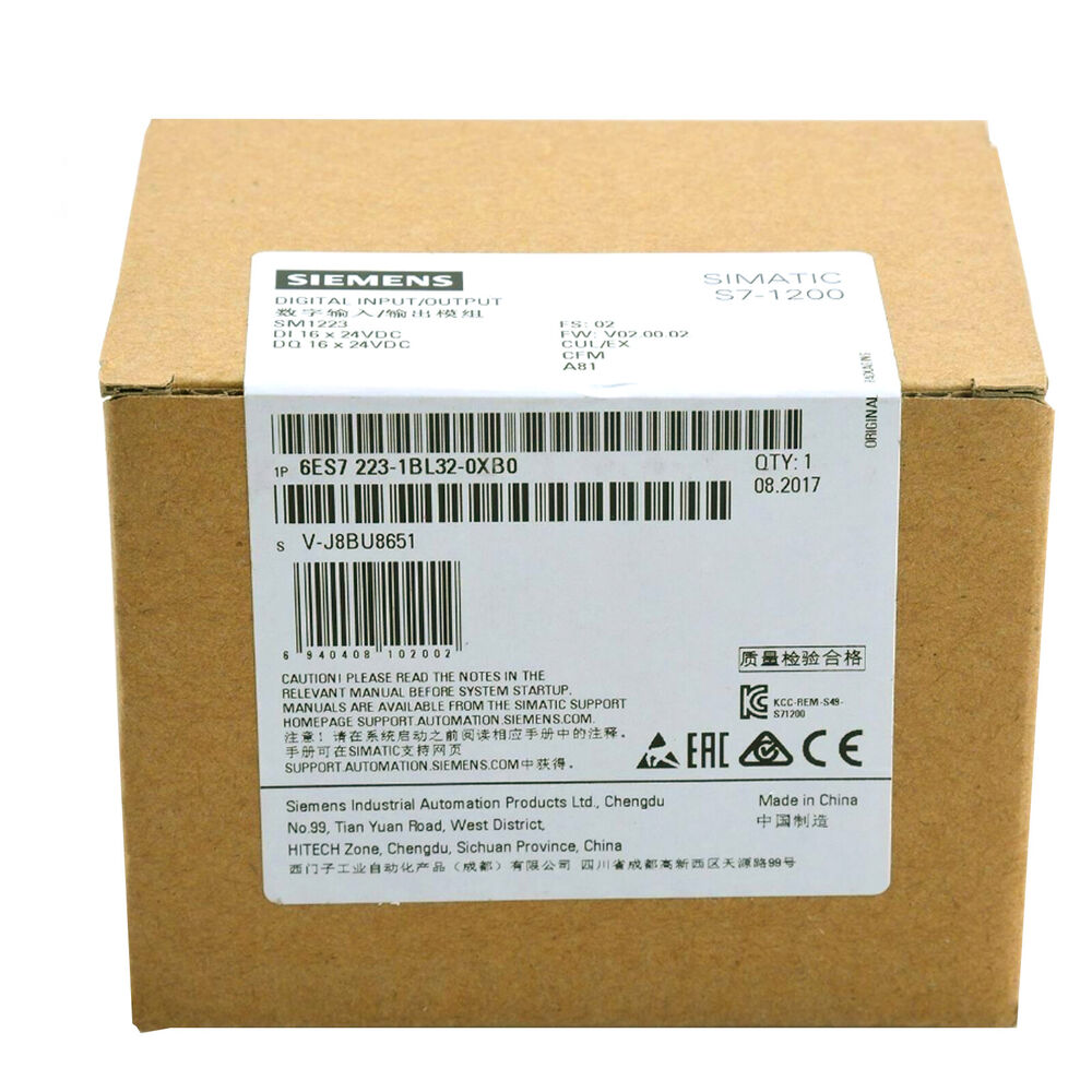 New Genuine SIEMENS 6ES7 223-1BL32-0XB0 6ES7223-1BL32-0XB0 In Box DHL / UPS / FedEx