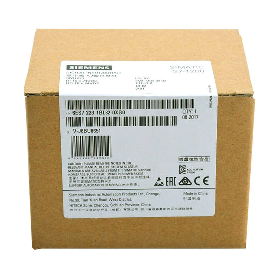 New Genuine SIEMENS 6ES7 223-1BL32-0XB0 6ES7223-1BL32-0XB0 In Box DHL / UPS / FedEx