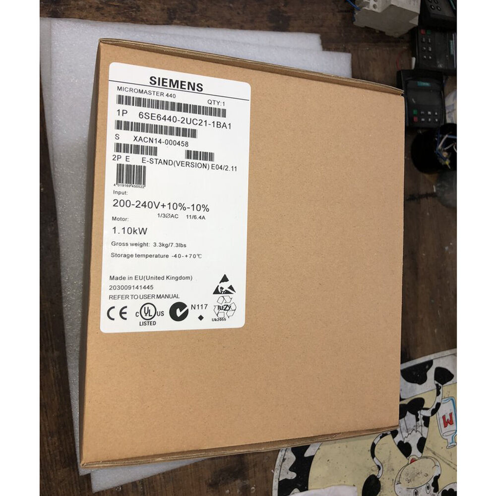 New Siemens 6SE6 440-2UC21-1BA1 6SE6440-2UC21-1BA1 MICROMASTER440 without filter