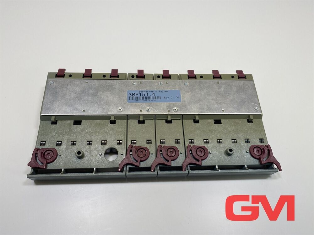 B&R Rückwandmodul 3BP154.4 Backplane 2005 Bus 8 Plug 8 Slots Rev.01.00