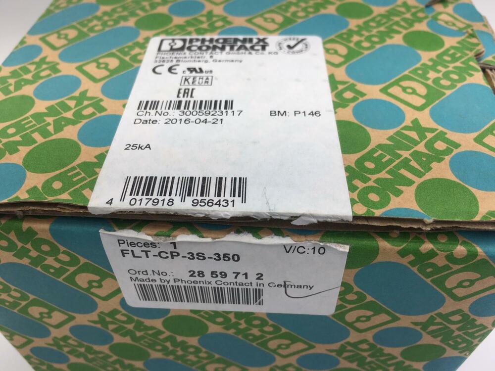 Phoenix Contact Ableiterkombination Type 1+2 FLT-CP-3S-350 2859712 Arrester
