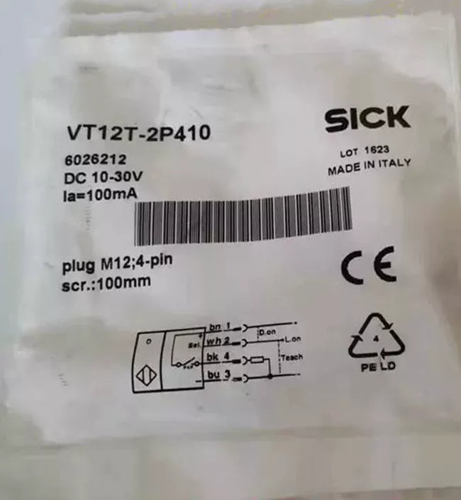 1PC New Sick VT12T-2P410 Photoelectric Sensors VT12T2P410 DHL / UPS / FedEx