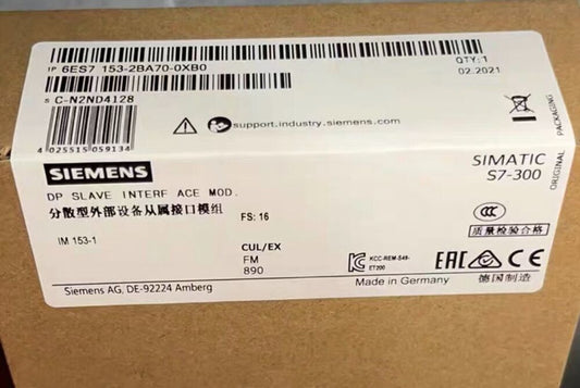 NEW Siemens 6ES7 153-2BA70-0XB0 6ES7153-2BA70-0XB0 DHL / UPS / FedEx