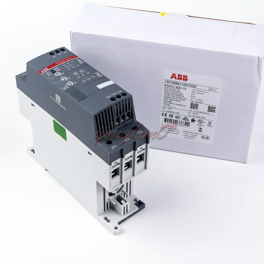 1PC New ABB PSR37-600-70 1SFA896110R7000 Soft Starter 37A 18.5kw-