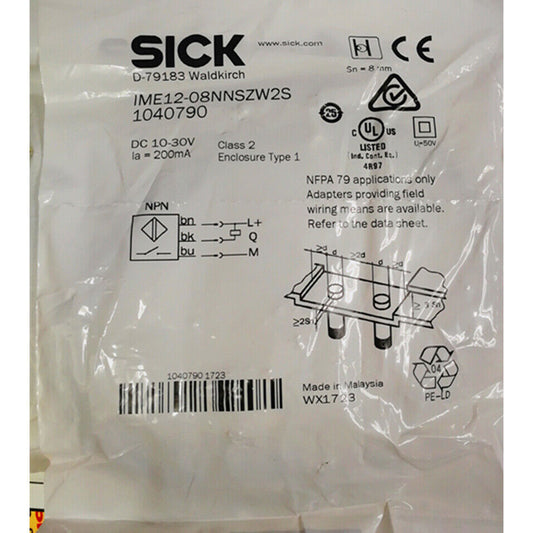 1PC New Sick IME12-08NNSZW2S Proximity Switch IME1208NNSZW2S DHL / UPS / FedEx