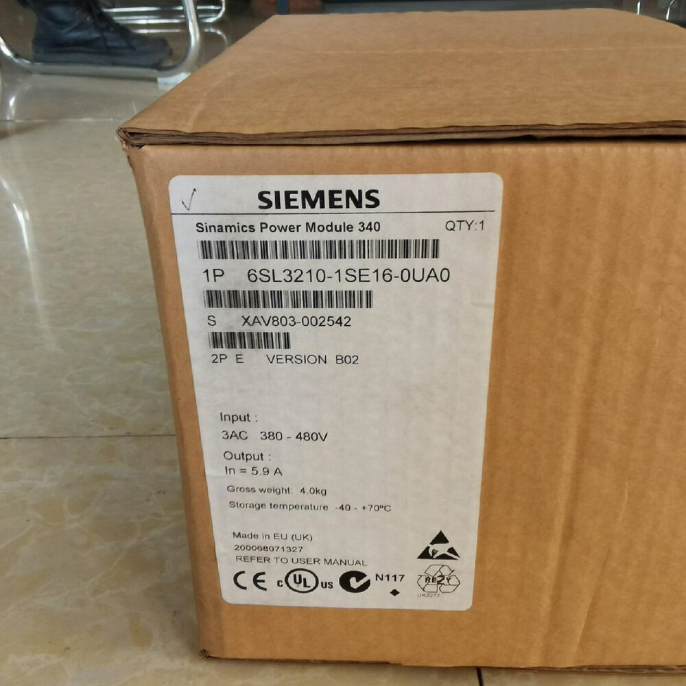 New Siemens 6SL3210-1SE16-0UA0 6SL32101SE160UA0 converter Power Module PM340