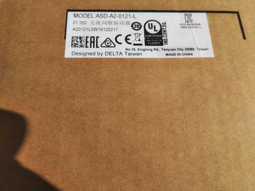 1PC New Delta ASD-A2-0121-L Servo Motor ASDA20121L Expedited Shipping UPS / DHL / Fedex