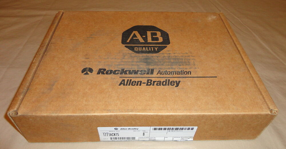 ALLEN BRADLEY 1771-ACN15 CONTROLNET ADAPTER MODULE AB 1771-ACN15 SERIES B NEW DHL / UPS / FedEx
