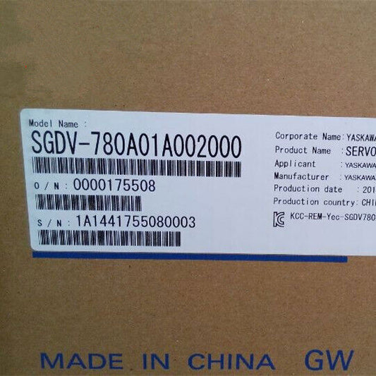 1PC New Yaskawa SGDV-780A01A002000 Servo Driver Expedited Shipping