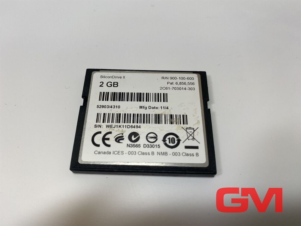 Beckhoff Compact Flash Card CX1900-0025 2GB CX1800-0202-0002