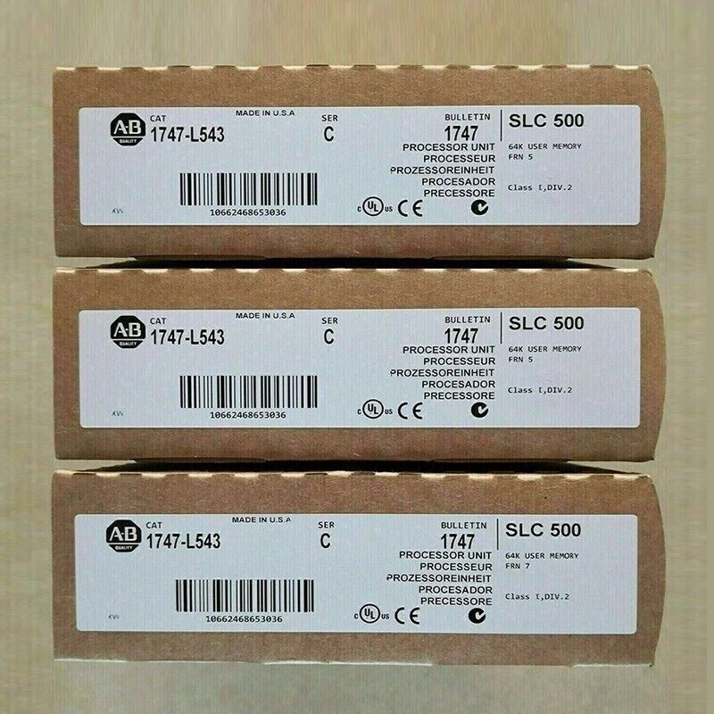New Allen-Bradley AB 1747-L543 SER C SLC 500 5/04 CPU Processor Unit 1747-L543 UPS / DHL / Fedex