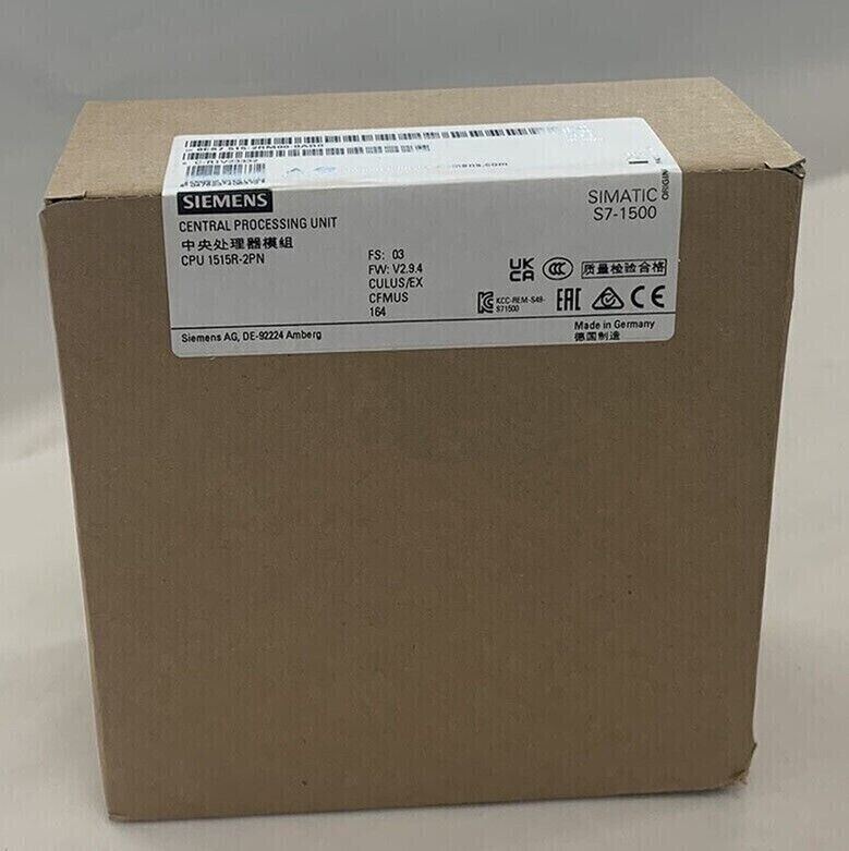 Siemens New 6ES7515-2RM00-0AB0 CPU Module Expedited Shipping By UPS / Fedex / DHL