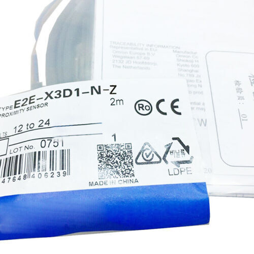 New Omron E2E-X3D1-N-Z Proximity Switch Sensor Free Shipping E2EX3D1NZ 1PC DHL / UPS / FedEx