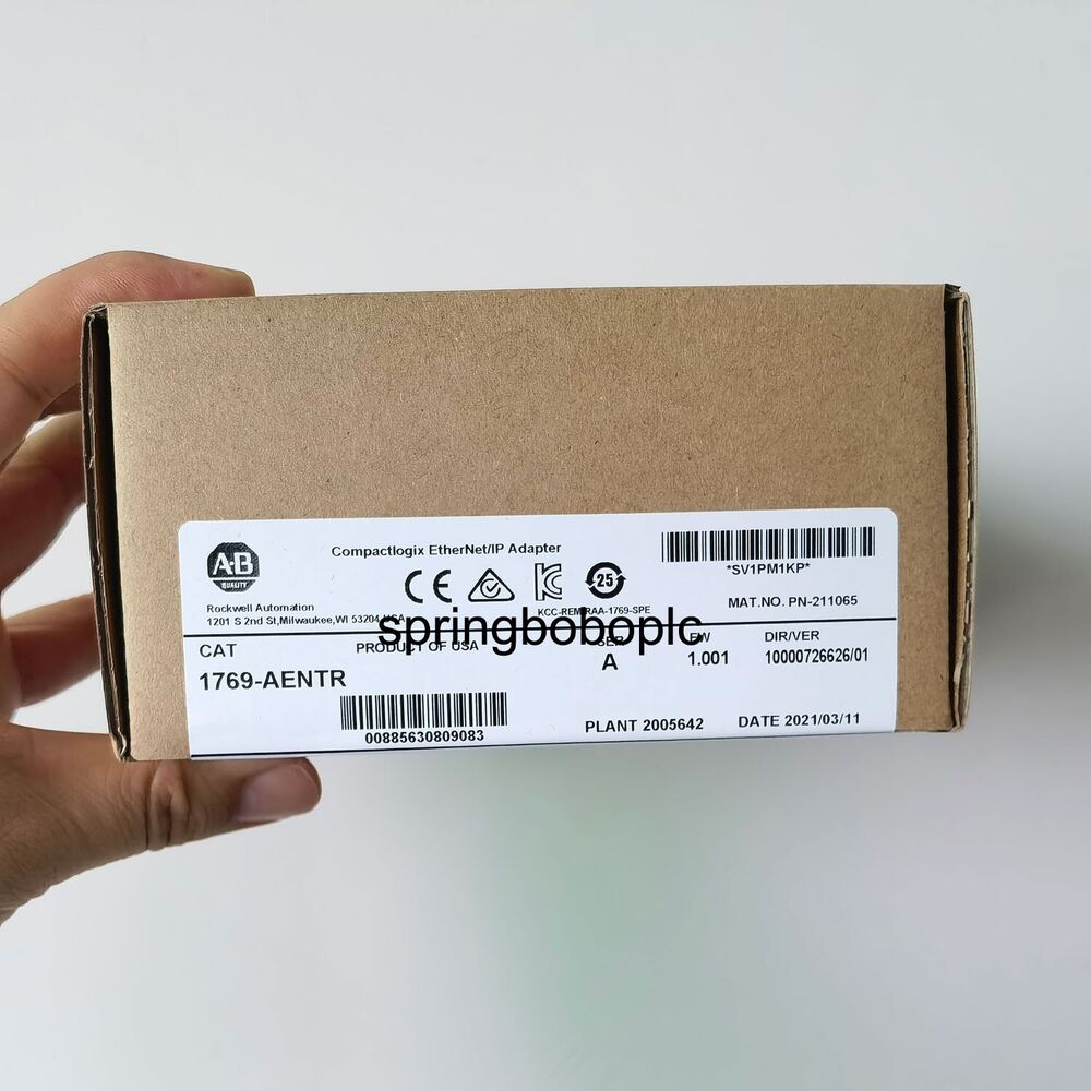 New Sealed 1769-AENTR /A Compactlogix Ethernet/IP Adapter 1769AENTR AB Fedex or DHL