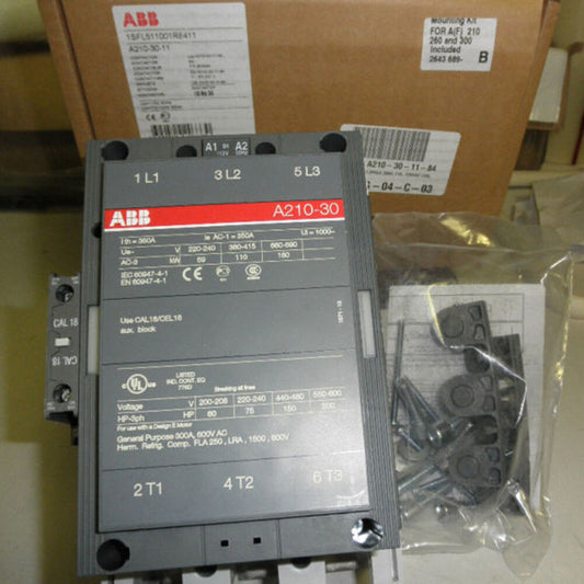 ABB A210-30-11 Contactor 220-230V New In Box Expedited Shipping DHL / UPS / FedEx