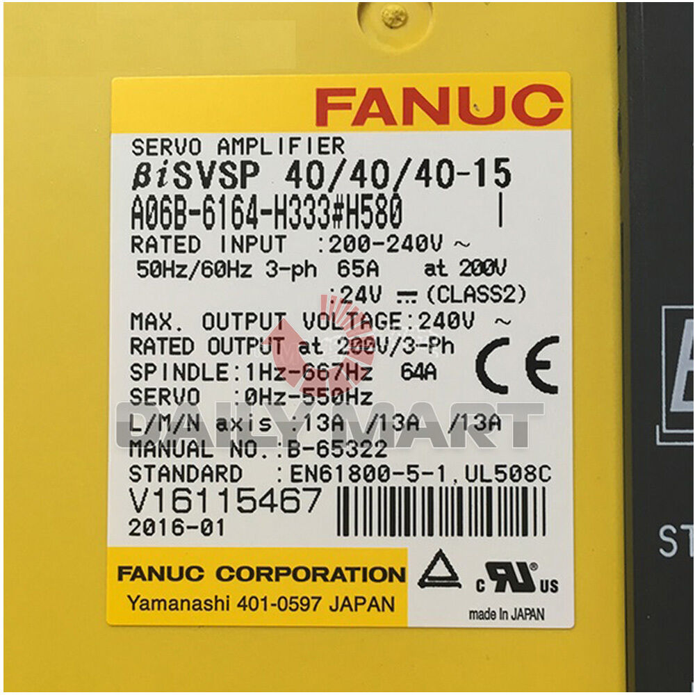 Brand New in Box FANUC A06B-6164-H333