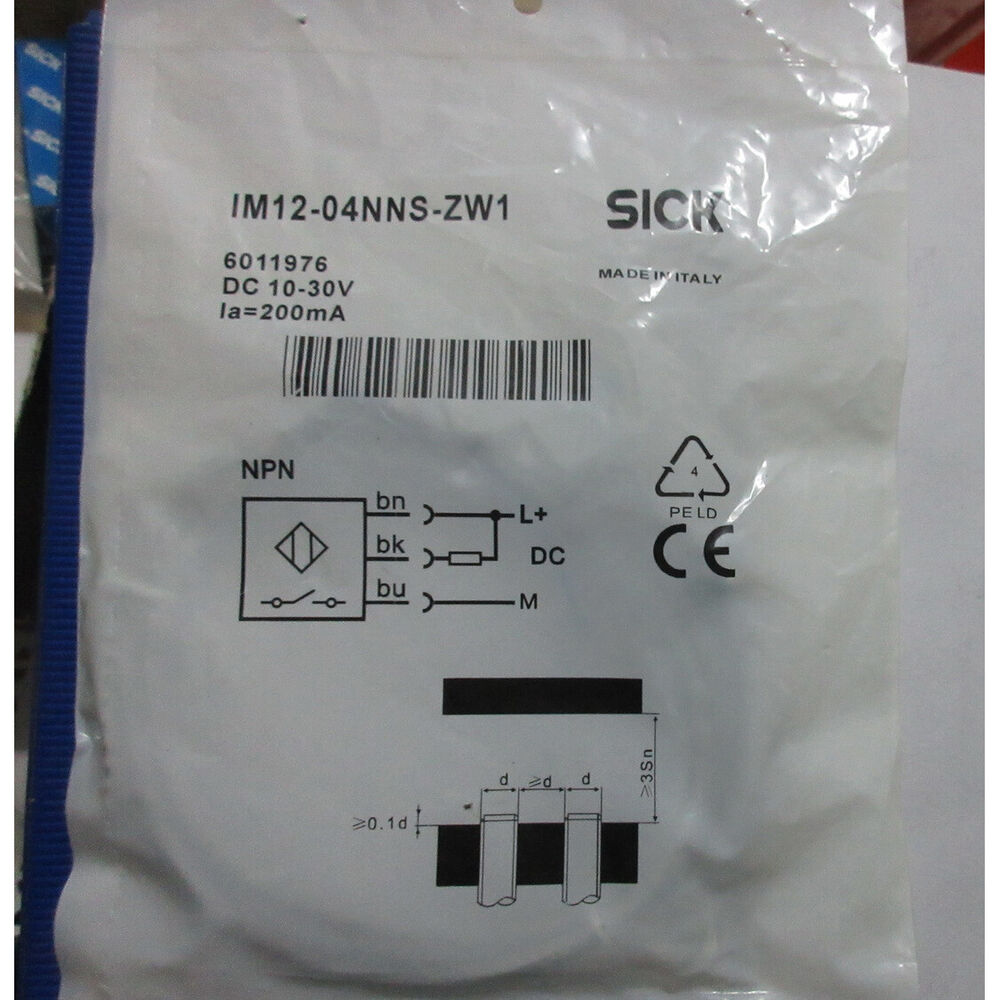 1PC New Sick IM12-04NNS-ZW1 Proximity Switch IM1204NNSZW1 DHL / UPS / FedEx