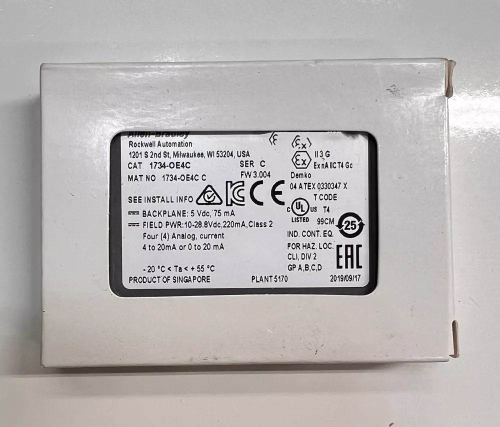 1PCS 1734-OE4C SerC Point I/O 4-Point Output Module New Sealed AB 1734OE4C DHL / UPS / FedEx