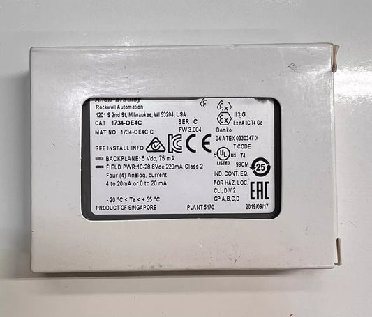1PCS 1734-OE4C SerC Point I/O 4-Point Output Module New Sealed AB 1734OE4C DHL / UPS / FedEx