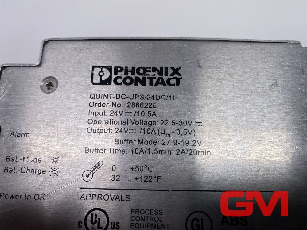 Phoenix Contact Power Supply Quint-dc-ups/24dc/10 2866226
