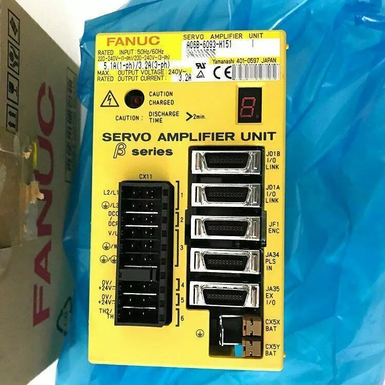 New FANUC A06B-6093-H151 Servo Drive A06B6135H001 DHL Expedited Shipping UPS / DHL / Fedex
