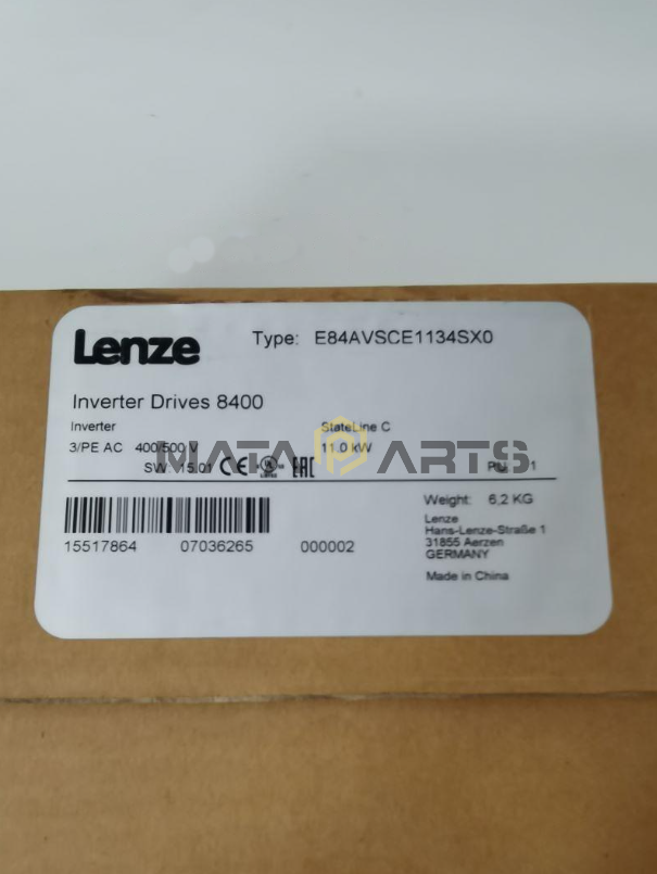 ONE NEW LENZE Inverter E84AVSCE1134SX0 11KW