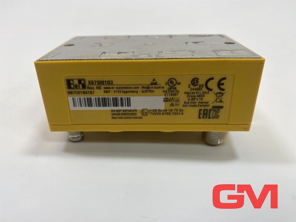 B&R Safe Input Module X67SI8103 Safety SI8103 X67 Revision H0