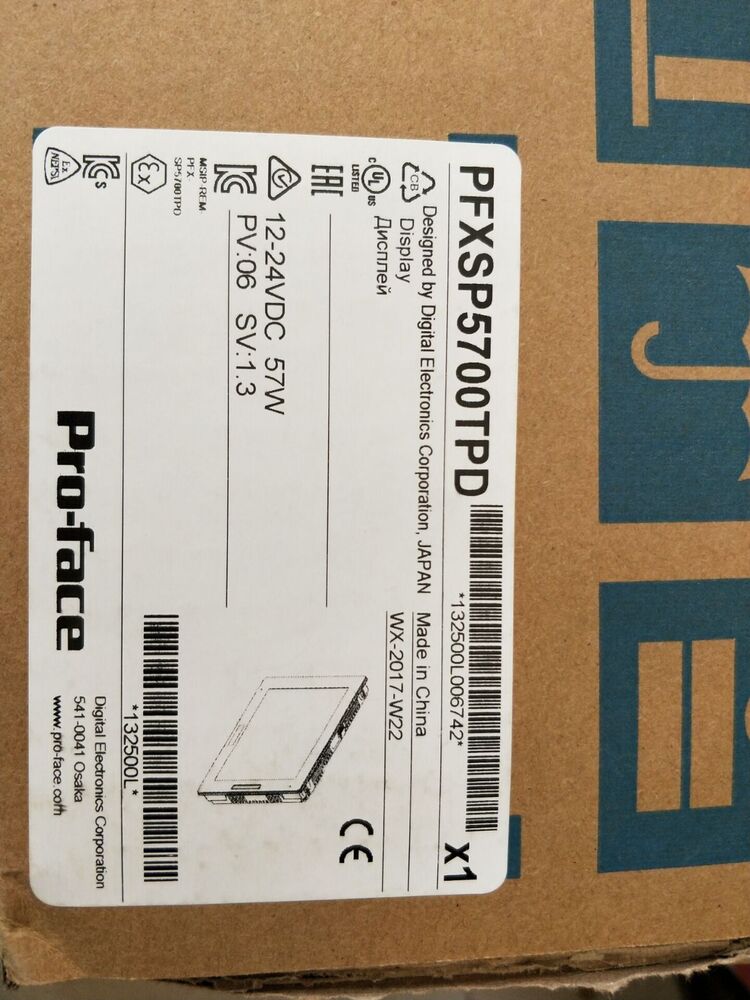 Proface PFXSP5700TPD Display Panel PFXSP5700TPD New In Box Expedited Shipping DHL / UPS / FedEx