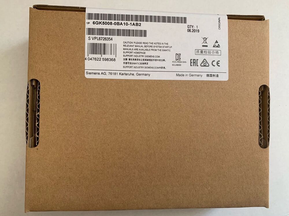 NEW SIEMENS 6GK5008-0BA10-1AB2 6GK5 008-0BA10-1AB2 Industrial Ethernet Switch DHL / UPS / FedEx