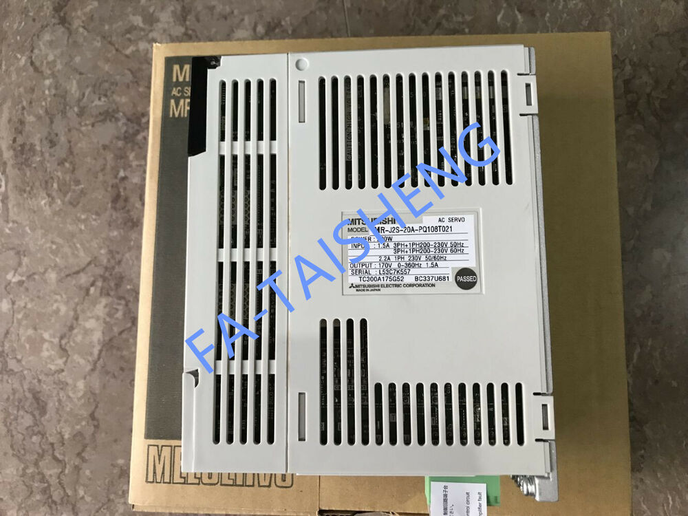 NEW MITSUBISHI AC SERVO DRIVER MR-J2S-20A-PQ108T021 FREE EXPEDITED SHIPPING DHL / UPS / FedEx