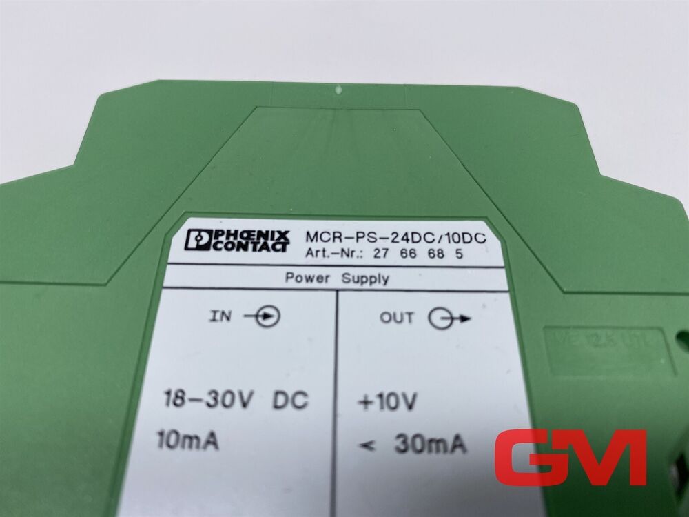 Phoenix Contact Separation Amplifier 2766685 Transmitter MCR-PS- 24DC-10DC 18-30