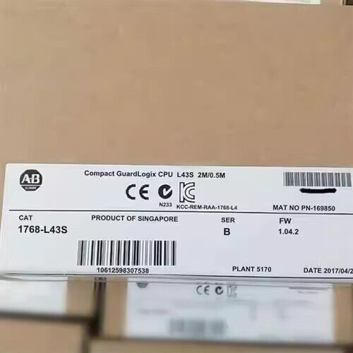 1 PCS New Factory Sealed AB 1768-L43S Compact I/O 16Pt PLC Input Module 1768L43S DHL / UPS / FedEx
