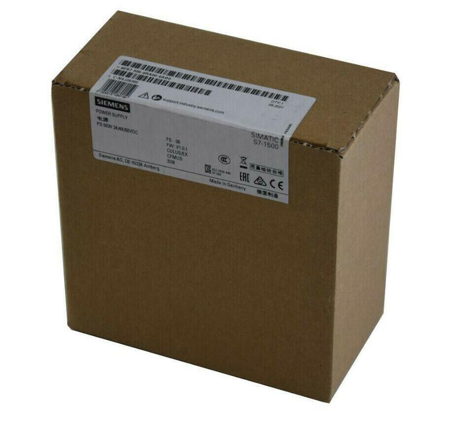New Siemens 6ES7505-0RA00-0AB0 6ES7 505-0RA00-0AB0 S7-1500 System power supply