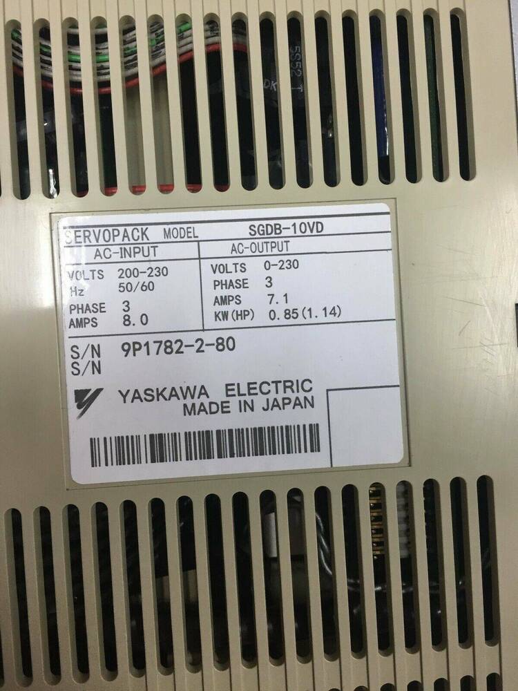 Yaskawa SGDB-10VD Servo Driver SGDB10VD New In Box Expedited Shipping DHL / UPS / FedEx