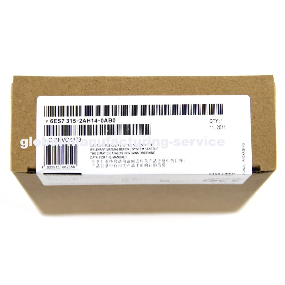 SIEMENS 6ES7 315-2AH14-0AB0 SIMATIC S7-300 PLC MODULE NEW IN BOX DHL / UPS / FedEx