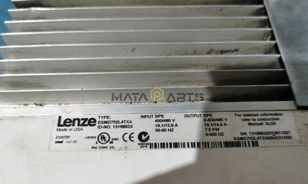 1PC Lenze drive ESMD 752L4TXA Tested Used