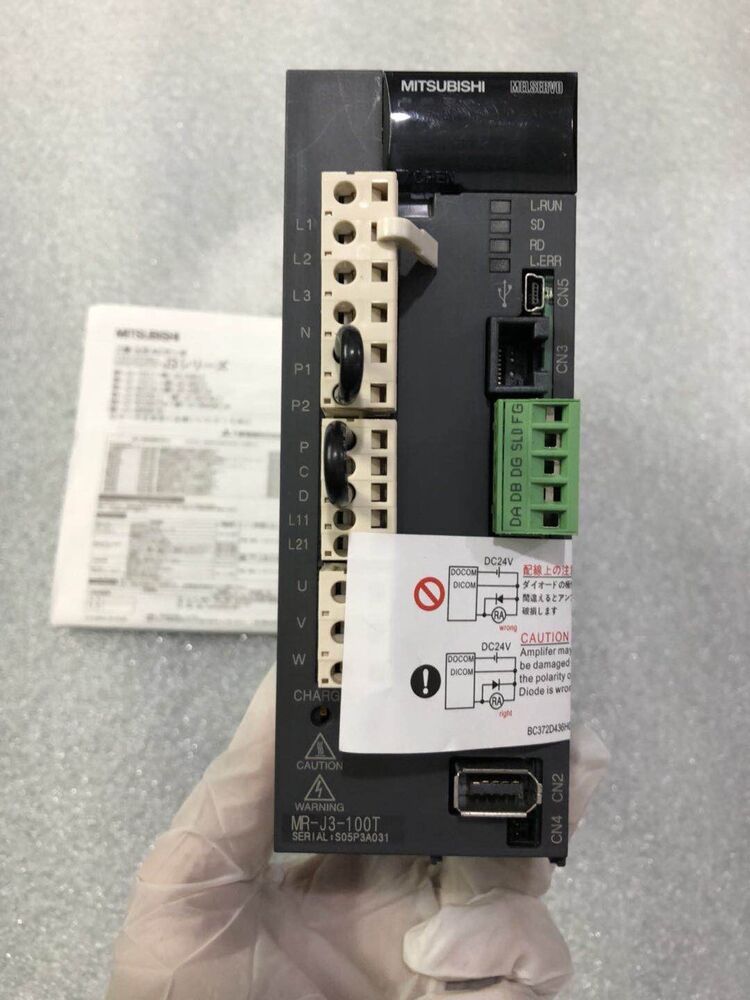 1PC NEW MITSUBISHI AC SERVO DRIVER MR-J3-100T MRJ3100T FREE EXPEDITED SHIPPING DHL / UPS / FedEx