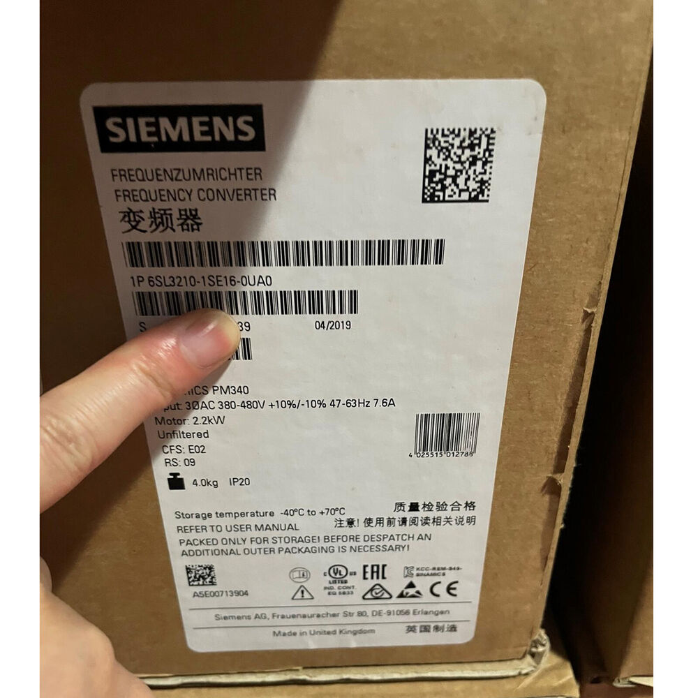 New Siemens 6SL3210-1SE16-0UA0 6SL32101SE160UA0 converter Power Module PM340