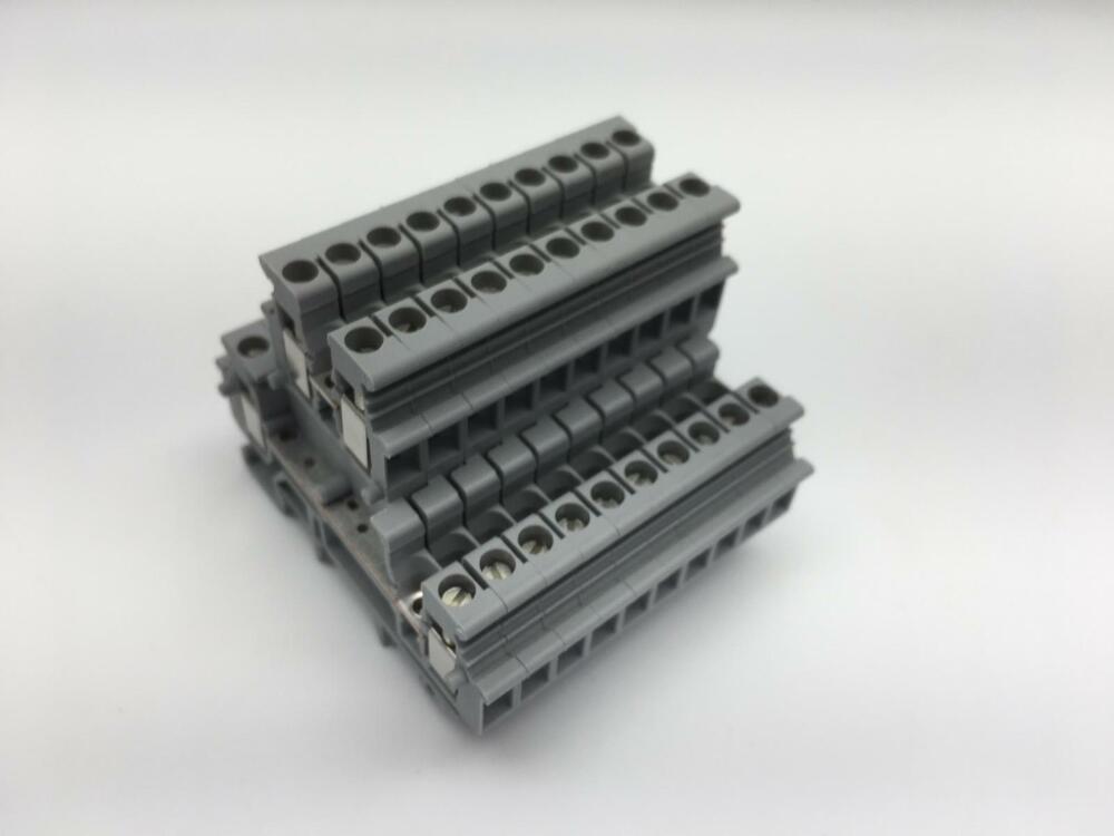 50 X Phoenix Contact 1414064 Mini-Durchgangsklemme Mbkkb 2,5 Through Terminal