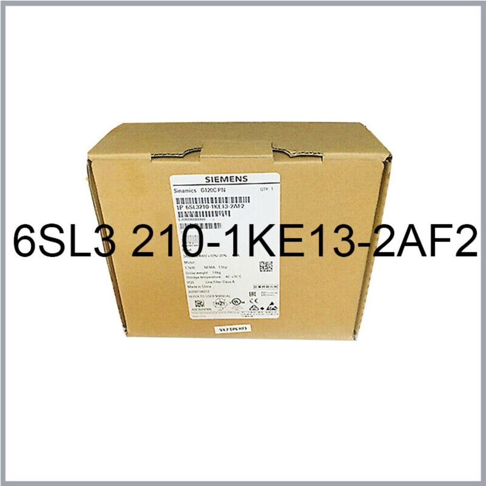 New Siemens 6SL3210-1KE13-2AF2 G120C RATED POWER 1,1KW 6SL3 210-1KE13-2AF2