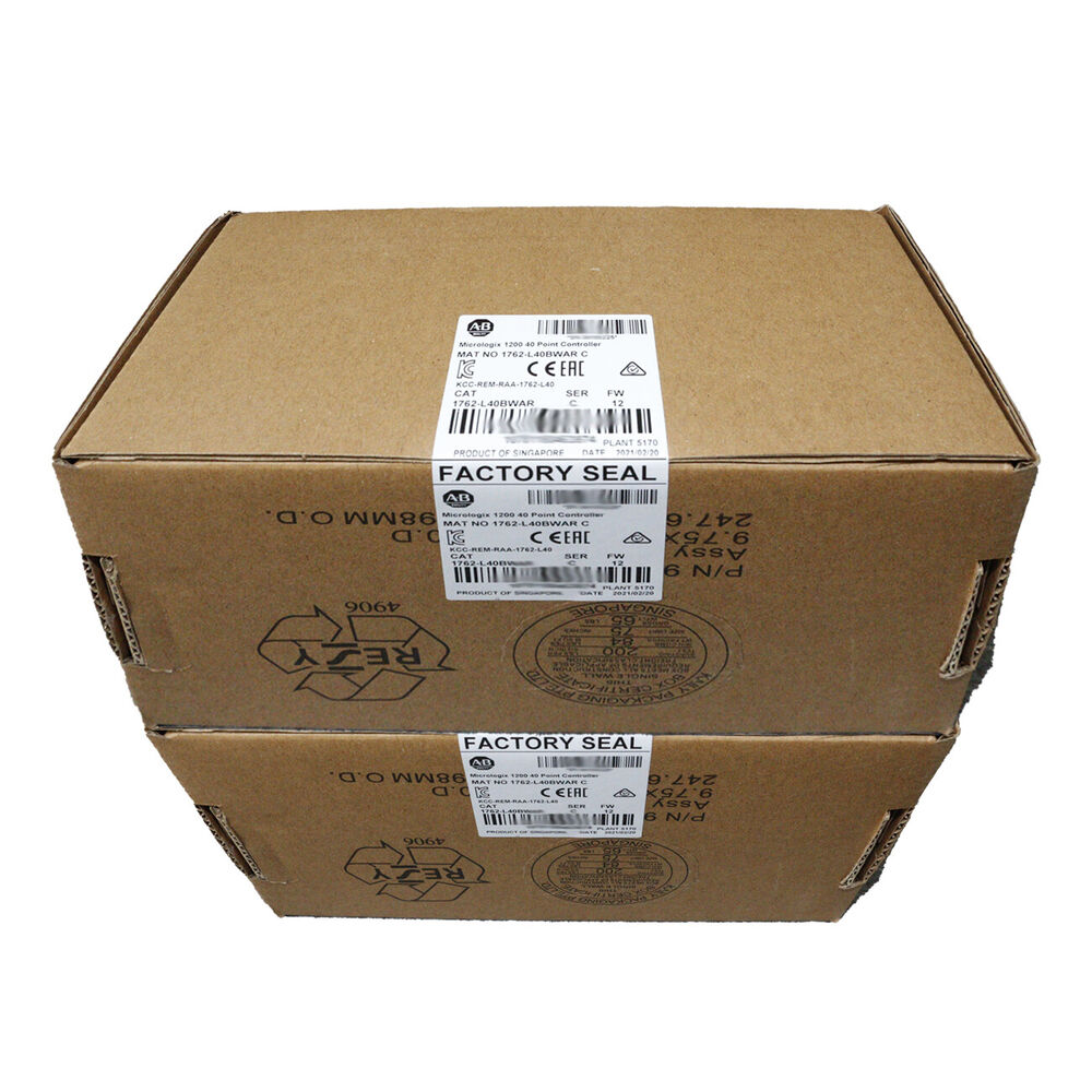 Allen-Bradley 1762 L40BWAR MicroLogix 1200 40 Point Controller 1762-L40BWAR New UPS / DHL / Fedex