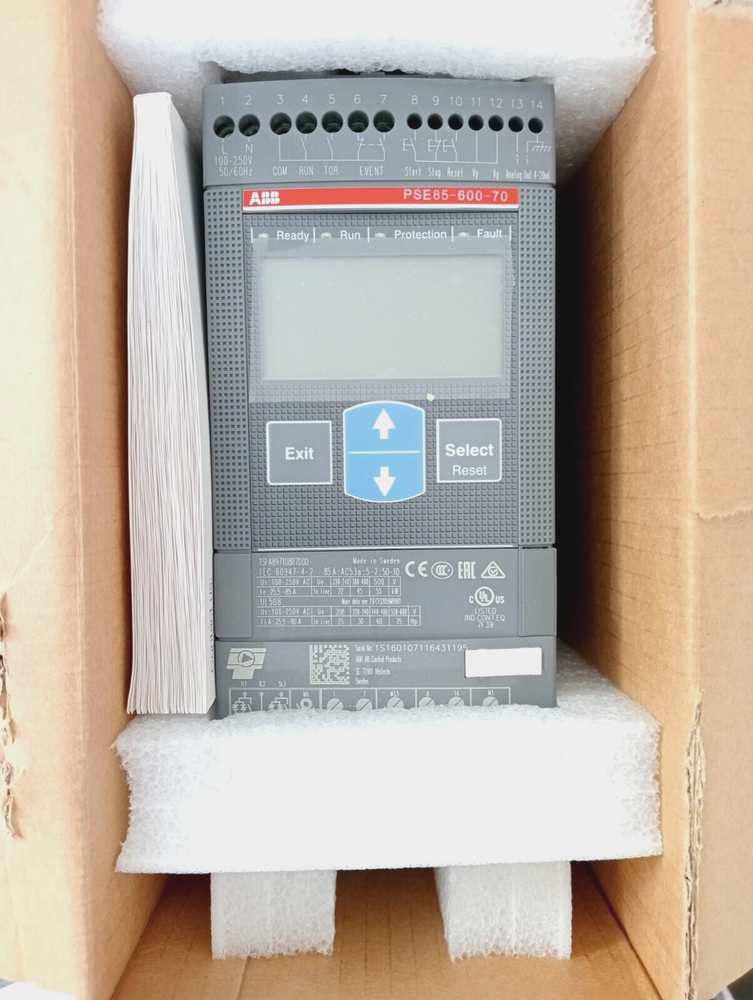 ABB PSE85-600-70 SOFTSTARTER ISFA897108R7000 New