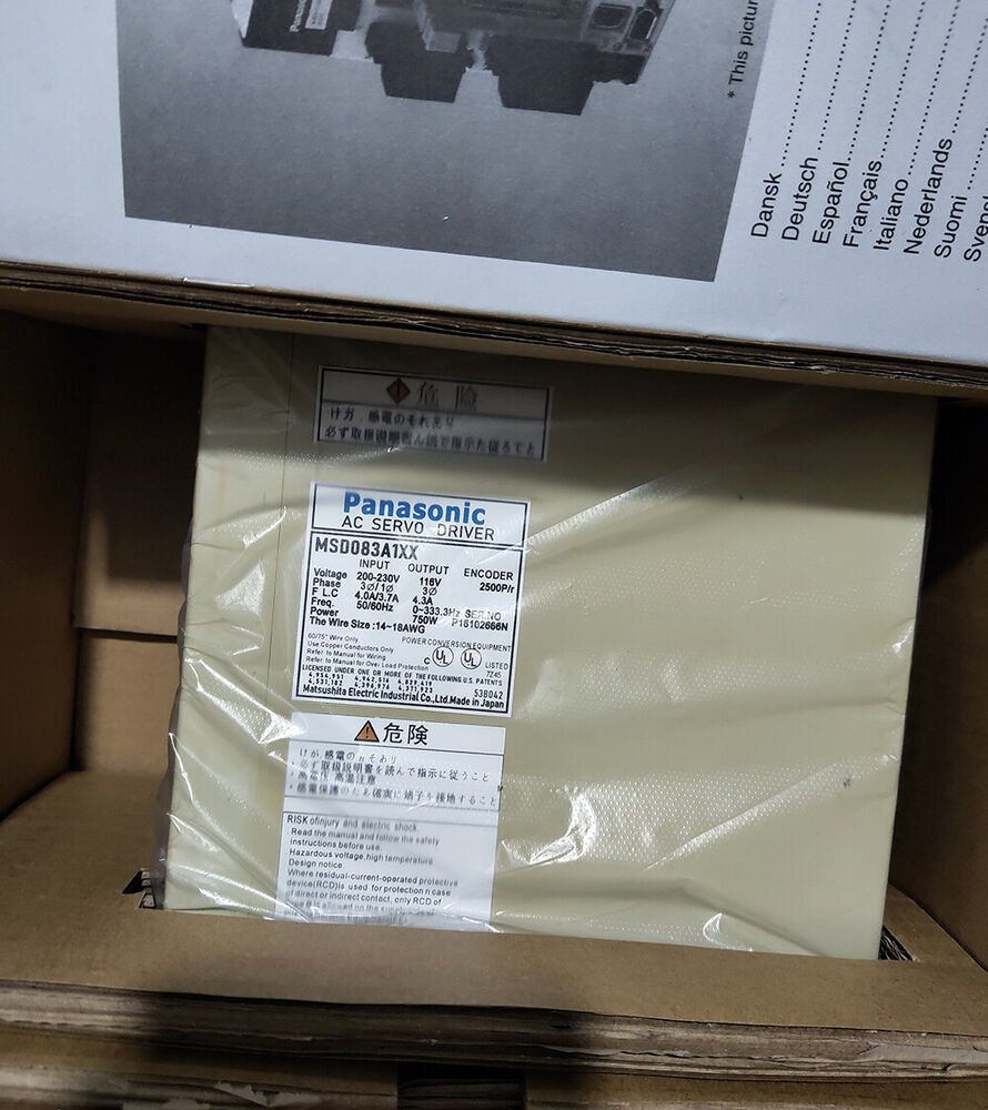 1PC New Panasonic MSD083A1XX Servo Driver Expedited Shipping